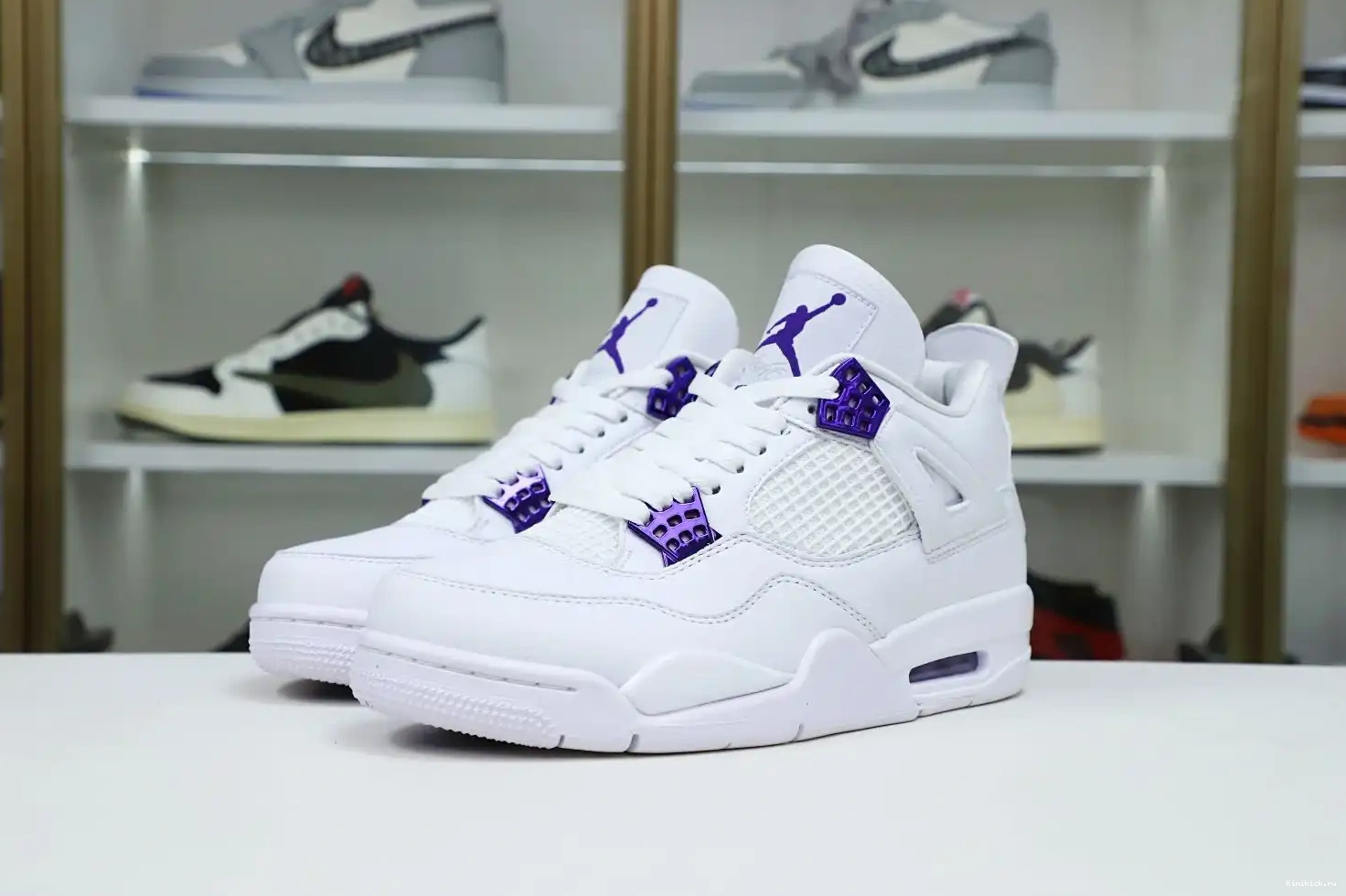 4 METALLIC AIR JORDAN Kimikick PURPLE 0616
